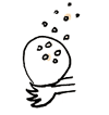 タオルでぶくぶく