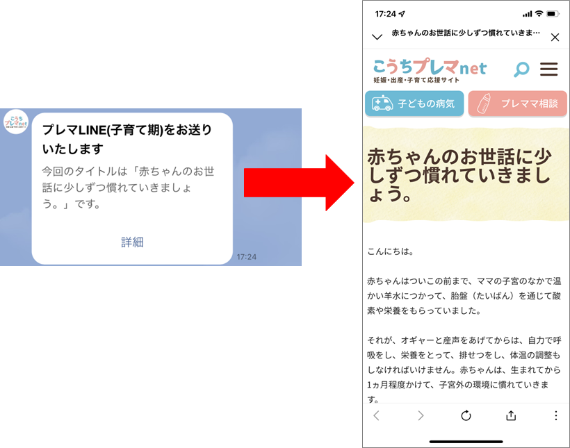 プレマLINE(子育て期)サンプル
